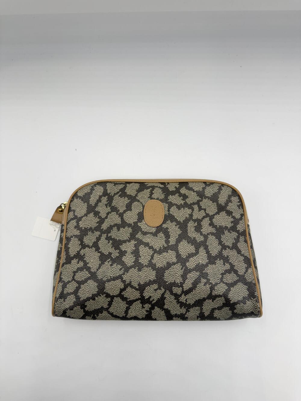 Saint Laurent Vintage Giraffe Print Pouch